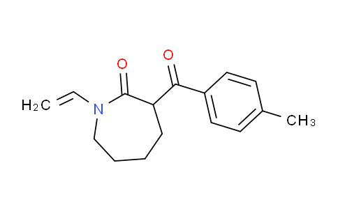 CAS No. 727418-73-7, 3-(4-Methylbenzoyl)-1-vinylazepan-2-one