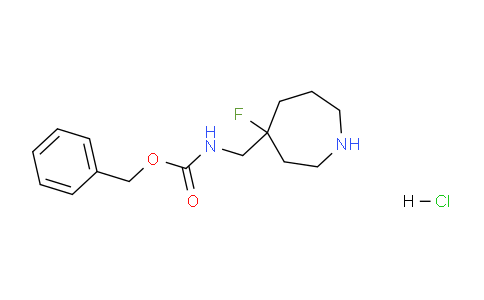 CAS No. 1824022-04-9, Benzyl ((4-fluoroazepan-4-yl)methyl)carbamate hydrochloride