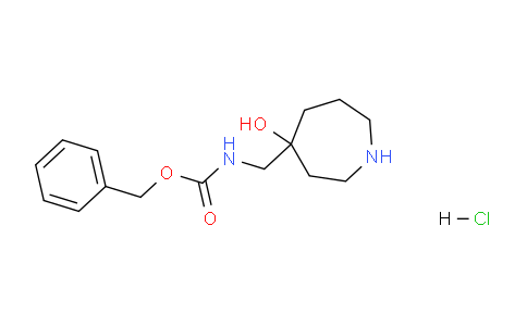 CAS No. 1822460-56-9, Benzyl ((4-hydroxyazepan-4-yl)methyl)carbamate hydrochloride
