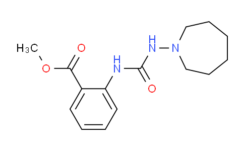 CAS No. 21579-70-4, Methyl 2-(3-(azepan-1-yl)ureido)benzoate