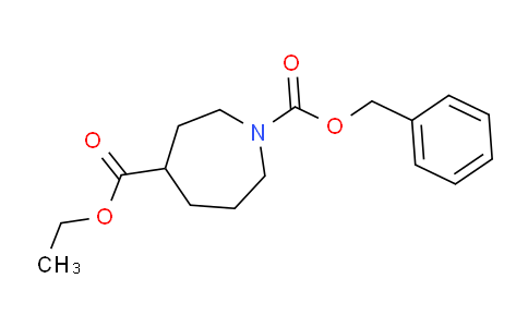 CAS No. 1195256-00-8, 1-Benzyl 4-ethyl azepane-1,4-dicarboxylate