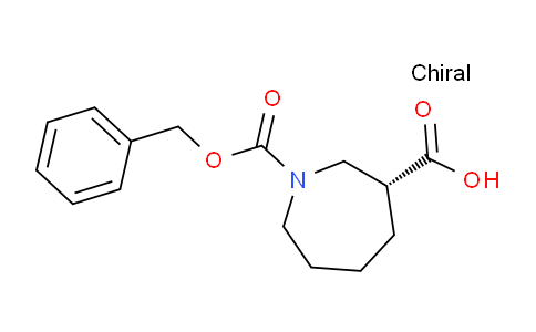 CAS No. 1419222-29-9, (R)-1-((Benzyloxy)carbonyl)azepane-3-carboxylic acid