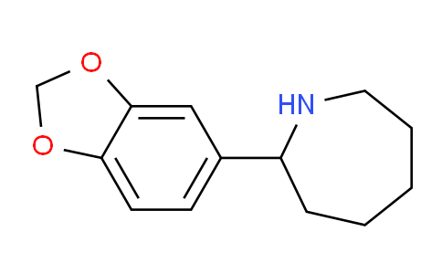 CAS No. 383130-37-8, 2-(Benzo[d][1,3]dioxol-5-yl)azepane