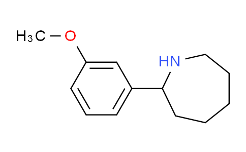 CAS No. 383129-37-1, 2-(3-Methoxyphenyl)azepane