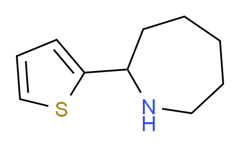 CAS No. 383128-98-1, 2-(Thiophen-2-yl)azepane