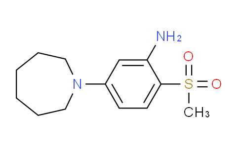 CAS No. 942474-92-2, 5-(Azepan-1-yl)-2-(methylsulfonyl)aniline