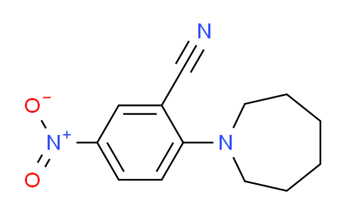 CAS No. 78243-61-5, 2-(Azepan-1-yl)-5-nitrobenzonitrile