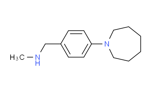 CAS No. 1095059-79-2, 1-(4-(Azepan-1-yl)phenyl)-N-methylmethanamine