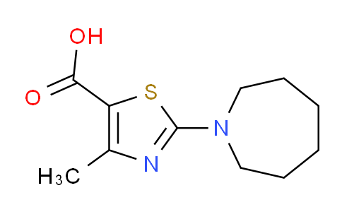 CAS No. 1071413-07-4, 2-(Azepan-1-yl)-4-methylthiazole-5-carboxylic acid