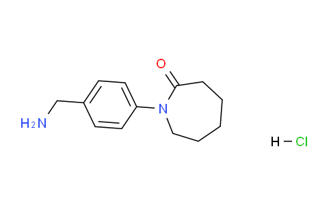 CAS No. 1439899-26-9, 1-(4-(Aminomethyl)phenyl)azepan-2-one hydrochloride