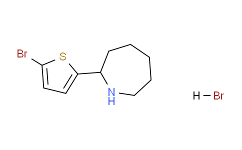 CAS No. 1177320-95-4, 2-(5-Bromothiophen-2-yl)azepane hydrobromide