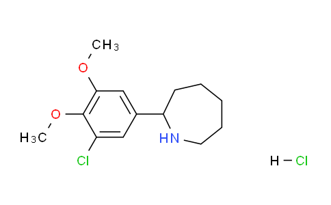 CAS No. 1177331-37-1, 2-(3-Chloro-4,5-dimethoxyphenyl)azepane hydrochloride