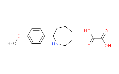 CAS No. 1177340-64-5, 2-(4-Methoxyphenyl)azepane oxalate