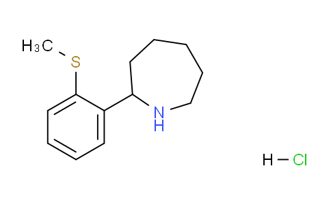 CAS No. 1177349-66-4, 2-(2-(Methylthio)phenyl)azepane hydrochloride