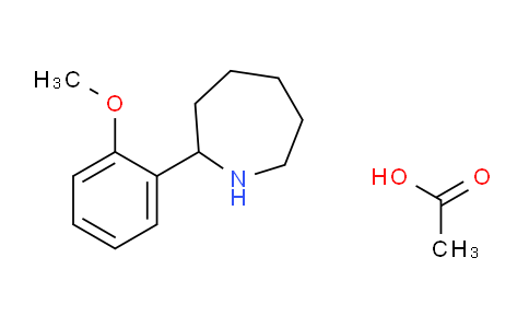 CAS No. 1177280-96-4, 2-(2-Methoxyphenyl)azepane acetate