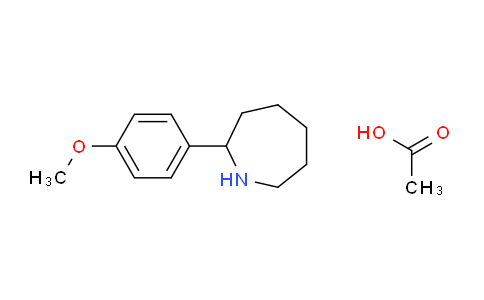 CAS No. 1177310-15-4, 2-(4-Methoxyphenyl)azepane acetate