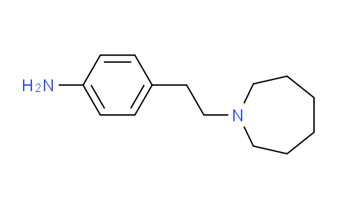 CAS No. 863377-36-0, 4-(2-(Azepan-1-yl)ethyl)aniline