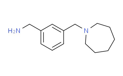 CAS No. 876716-70-0, (3-(Azepan-1-ylmethyl)phenyl)methanamine