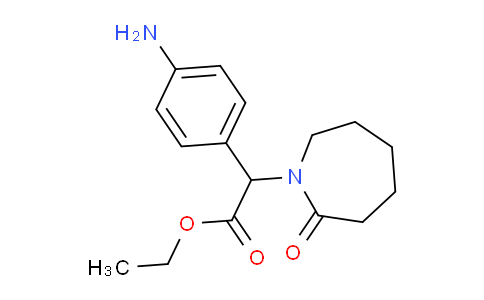 CAS No. 886496-64-6, Ethyl 2-(4-aminophenyl)-2-(2-oxoazepan-1-yl)acetate