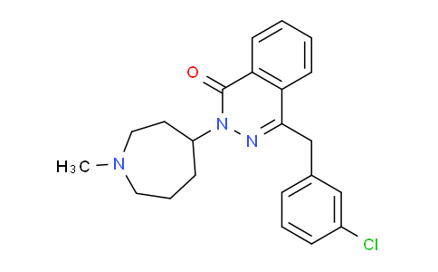 CAS No. 37933-01-0, 4-(3-Chlorobenzyl)-2-(1-methylazepan-4-yl)phthalazin-1(2H)-one