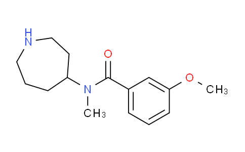 CAS No. 1171917-00-2, N-(Azepan-4-yl)-3-methoxy-N-methylbenzamide