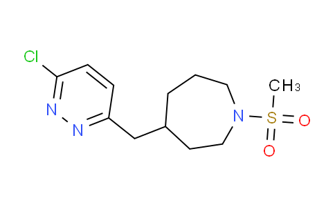 CAS No. 1316222-79-3, 4-((6-Chloropyridazin-3-yl)methyl)-1-(methylsulfonyl)azepane