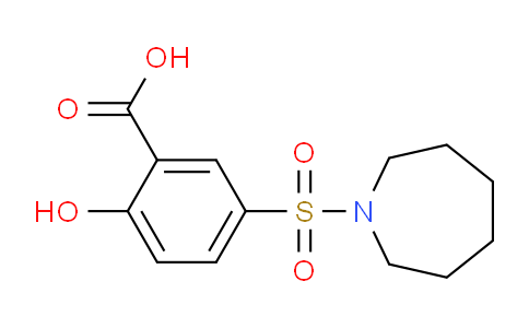 CAS No. 1036438-70-6, 5-(Azepan-1-ylsulfonyl)-2-hydroxybenzoic acid