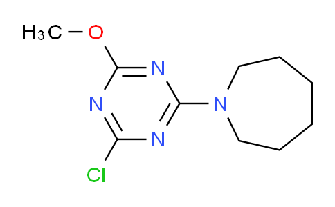 CAS No. 1342353-11-0, 1-(4-Chloro-6-methoxy-1,3,5-triazin-2-yl)azepane