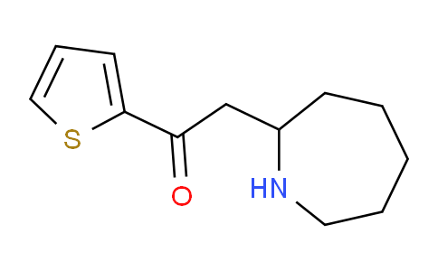 CAS No. 1384510-59-1, 2-(Azepan-2-yl)-1-(thiophen-2-yl)ethanone