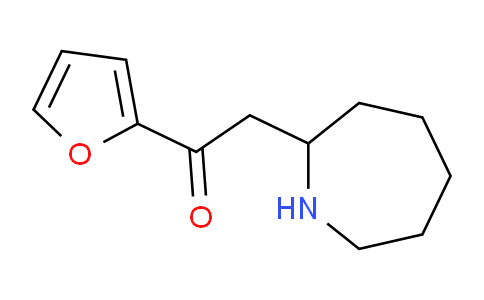 CAS No. 1384782-73-3, 2-(Azepan-2-yl)-1-(furan-2-yl)ethanone