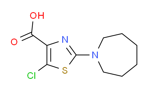 CAS No. 1403567-33-8, 2-(Azepan-1-yl)-5-chlorothiazole-4-carboxylic acid