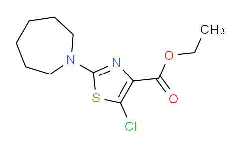 CAS No. 1403568-12-6, Ethyl 2-(azepan-1-yl)-5-chlorothiazole-4-carboxylate