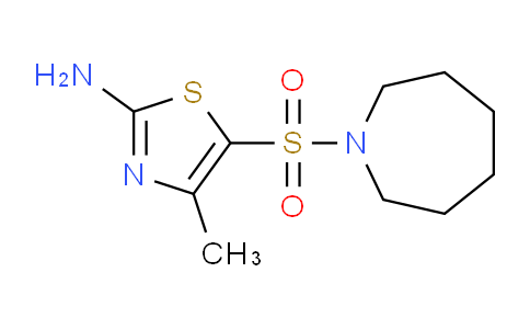 CAS No. 1409301-32-1, 5-(Azepan-1-ylsulfonyl)-4-methylthiazol-2-amine