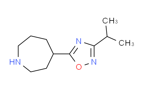 CAS No. 1429901-79-0, 5-(Azepan-4-yl)-3-isopropyl-1,2,4-oxadiazole