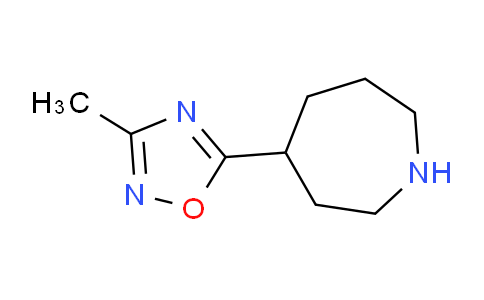 CAS No. 1429903-96-7, 5-(Azepan-4-yl)-3-methyl-1,2,4-oxadiazole