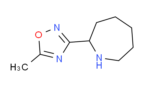 CAS No. 1461869-25-9, 3-(Azepan-2-yl)-5-methyl-1,2,4-oxadiazole