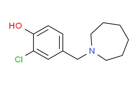 CAS No. 1554906-21-6, 4-(Azepan-1-ylmethyl)-2-chlorophenol