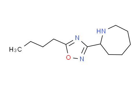 CAS No. 1565312-73-3, 3-(Azepan-2-yl)-5-butyl-1,2,4-oxadiazole