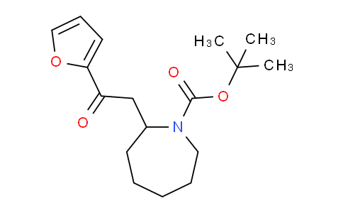 CAS No. 1699126-90-3, tert-Butyl 2-(2-(furan-2-yl)-2-oxoethyl)azepane-1-carboxylate