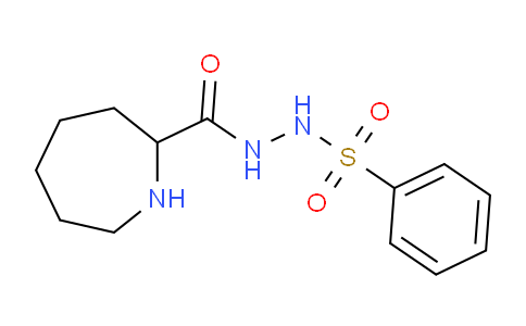 CAS No. 1706651-34-4, N'-(Azepane-2-carbonyl)benzenesulfonohydrazide