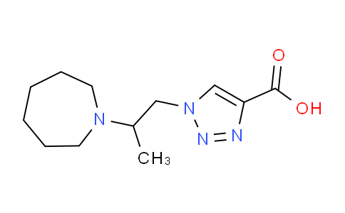 CAS No. 1707563-09-4, 1-(2-(Azepan-1-yl)propyl)-1H-1,2,3-triazole-4-carboxylic acid