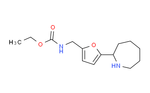 CAS No. 1707563-31-2, Ethyl ((5-(azepan-2-yl)furan-2-yl)methyl)carbamate