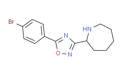CAS No. 1708179-27-4, 3-(Azepan-2-yl)-5-(4-bromophenyl)-1,2,4-oxadiazole