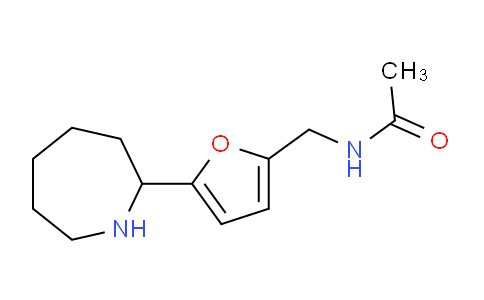 CAS No. 1710472-40-4, N-((5-(Azepan-2-yl)furan-2-yl)methyl)acetamide