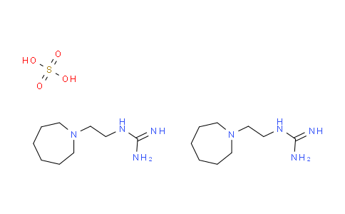 CAS No. 7770-99-2, 1-(2-(Azepan-1-yl)ethyl)guanidine sulfate(2:1)