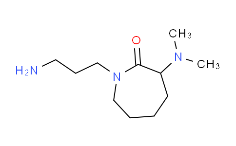 CAS No. 106847-71-6, 1-(3-Aminopropyl)-3-(dimethylamino)azepan-2-one