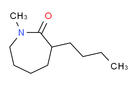 CAS No. 62353-49-5, 3-Butyl-1-methylazepan-2-one