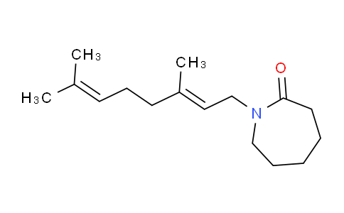 CAS No. 117694-76-5, 1-(3,7-Dimethylocta-2,6-dien-1-yl)azepan-2-one