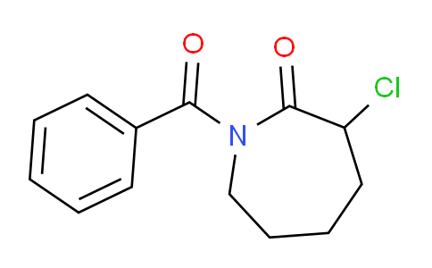 CAS No. 26536-94-7, 1-Benzoyl-3-chloroazepan-2-one