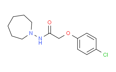 CAS No. 54763-25-6, N-(Azepan-1-yl)-2-(4-chlorophenoxy)acetamide